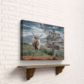 Highland Cow Rustic Sign by Tailored Canvases