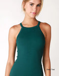 Highneck Ribbed Tank by Boutique 23
