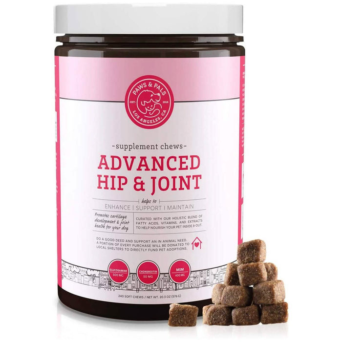 Hip and Joint Advanced Level 2 Formula All Natural Glucosamine Supplement for Dogs and Cat by DailySale