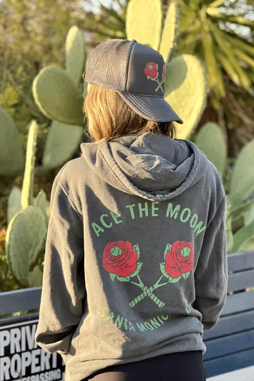 Hit Every Rose Hoodie by Ace The Moon