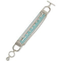 BCBGeneration Silver-Tone Crystal, Stone Mystical Eye Multi-Row Bracelet by Vanessa Jane
