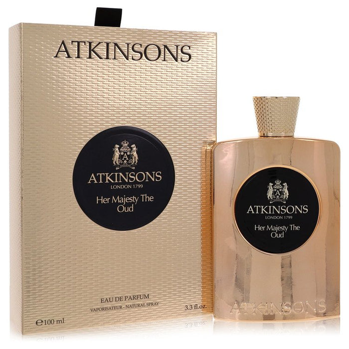 Her Majesty The Oud by Atkinsons Eau De Parfum Spray 3.3 oz for Women by Avera Group