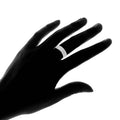 Hobart 18k White Gold Plated Seven Row Eternity Ring by DailySale