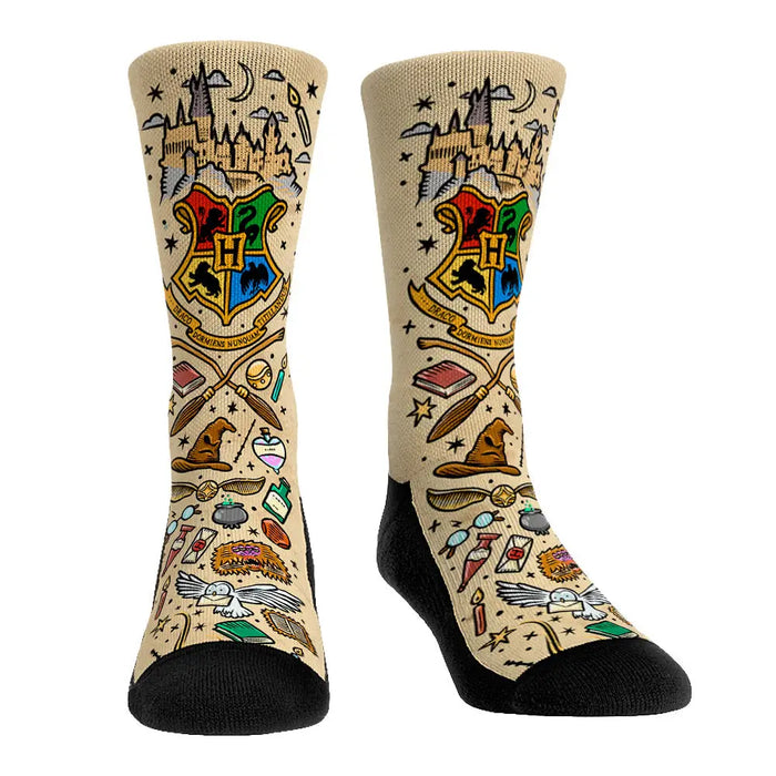 Hogwarts All-Over Icons by Rock 'Em Socks