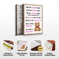 Hold Her A Little Longer, She Is Only A Little Girl For Such A Little While Sign by Tailored Canvases