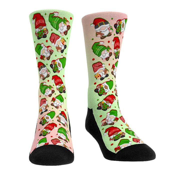 Holiday Gnomes by Rock 'Em Socks