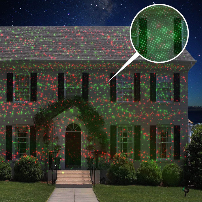 Holiday Light Projectors with Red and Green 12 Patterns by DailySale