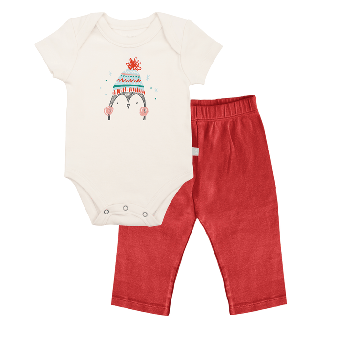 gift set | holiday penguin 2pc by Finn + Emma