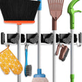 Holikme Mop Broom Holder Wall Mount Metal Pantry Organization by DailySale
