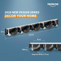 Holikme Mop Broom Holder Wall Mount Metal Pantry Organization by DailySale