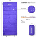 HOLLEGEND Envelope Lightweight Portable Sleeping Bag by DailySale