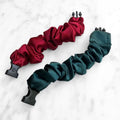 Holly Duo - 2-Pack Christmas Holiday Buckle Scrunchies - No Snagging, No Tangles by Buckle Scrunchies by RE.STATEMENT