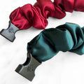 Holly Duo - 2-Pack Christmas Holiday Buckle Scrunchies - No Snagging, No Tangles by Buckle Scrunchies by RE.STATEMENT