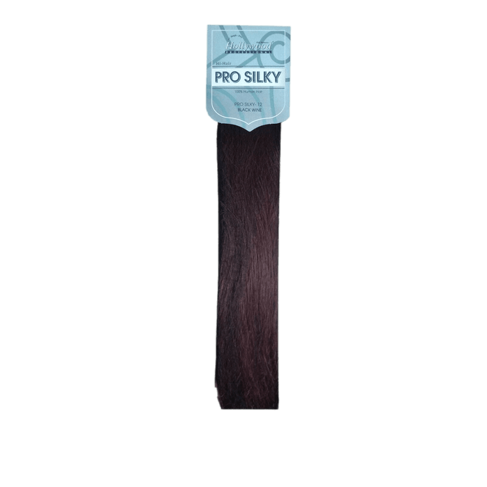 Hollywood 100% Human Hair Pro Silky Weavings 12" Hair Extensions