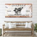 Holstein Ranch Sign by Tailored Canvases