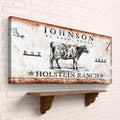 Holstein Ranch Sign by Tailored Canvases