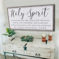 Holy Spirit You are Welcome Here Faith Sign II by Tailored Canvases