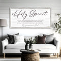Holy Spirit You are Welcome Here Faith Sign III by Tailored Canvases