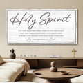 Holy Spirit You are Welcome Here Faith Sign III by Tailored Canvases