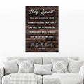 Holy Spirit You Are Welcome Here Sign by Tailored Canvases