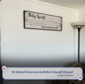 Holy Spirit You Are Welcome Here Sign by Tailored Canvases