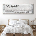 Holy Spirit You Are Welcome Here Sign by Tailored Canvases