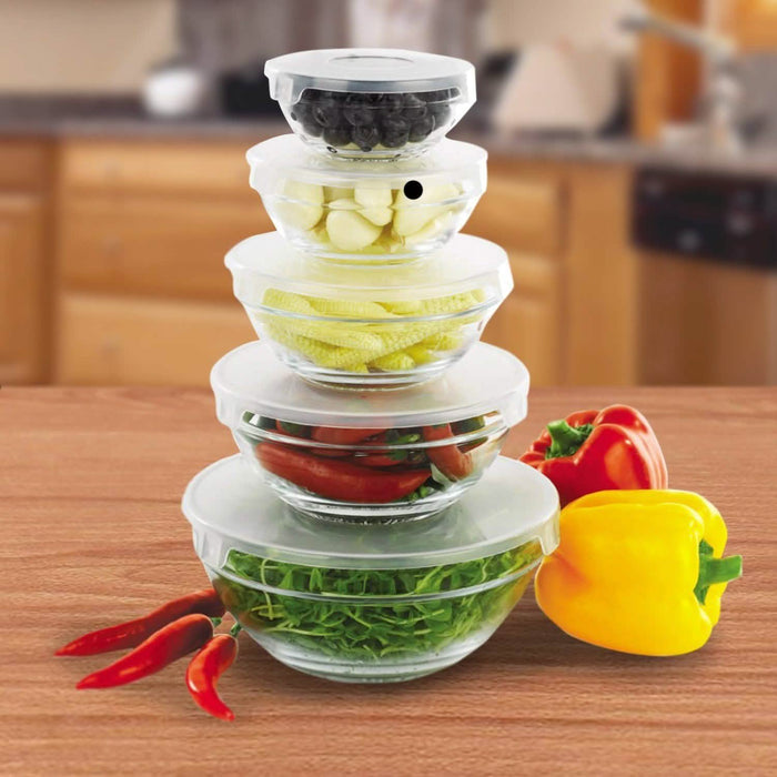 Home Basic SC10851 5 Piece Bowl with Lid by DailySale