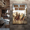 Home, Hearts, And Horses Western Sayings For Signs by Tailored Canvases
