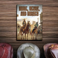 Home, Hearts, And Horses Western Sayings For Signs by Tailored Canvases