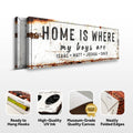 Home Is Where My Boys Are Family Sign IV by Tailored Canvases