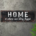 Home Is Where Our Story Begins Sign II by Tailored Canvases