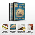 Home Is Where The Dog Is Sign II by Tailored Canvases