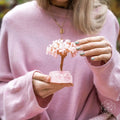 Home Sweet Home - Feng Shui Rose Quartz Tree by Conscious Items