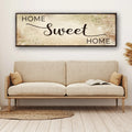 Home Sweet Home Grunge Sign by Tailored Canvases