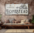 Homestead Sign by Tailored Canvases