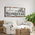 Homestead Sign by Tailored Canvases