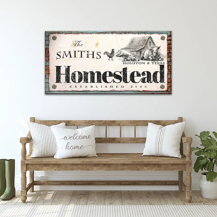 Homestead Sign III by Tailored Canvases