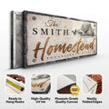 Homestead Sign IV by Tailored Canvases
