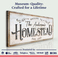 Homestead Sign VII by Tailored Canvases