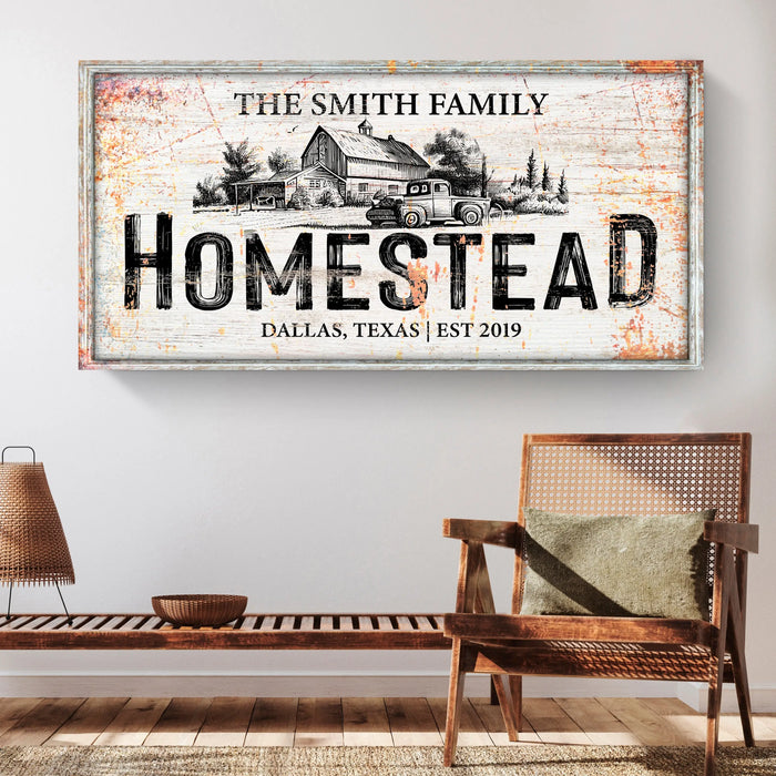 Homestead Sign VIII by Tailored Canvases