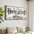 Homestead Sign X by Tailored Canvases