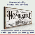 Homestead Sign X by Tailored Canvases