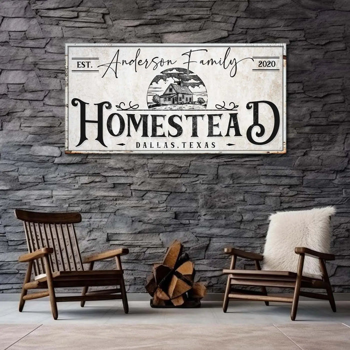 Homestead Sign XII by Tailored Canvases