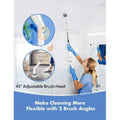 Homitt Cordless Electric Spin Scrubber with 4 Brush Heads & Extension Arm by DailySale