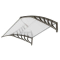 Hommoo 40"x 40" Polycarbonate Window Door Awning by DailySale