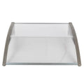 Hommoo 40"x 40" Polycarbonate Window Door Awning by DailySale