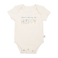 graphic bodysuit | don't worry be hoppy by Finn + Emma