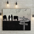 Horse Couple Sign by Tailored Canvases