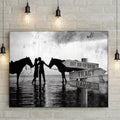 Horse Couple Sign by Tailored Canvases