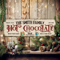Hot Chocolate Christmas Bar Sign by Tailored Canvases
